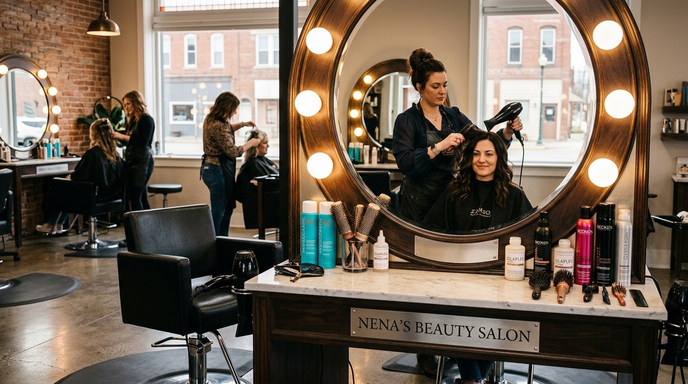 Illustration of Nena's Beauty Salon, beauty salon in Ottumwa, IA, photo 1 of 5